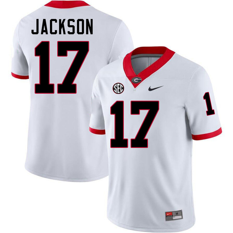 Dan Jackson Georgia Jersey,University Of Georgia Bulldogs Football Jersey,Uniforms,Gears-White